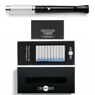 The White Spot Ejektörlü Sigara Ağızlığı 9mm İçin Krom - 3