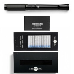 The White Spot Ejektörlü Sigara Ağızlığı 9mm İçin Siyah Line - 3