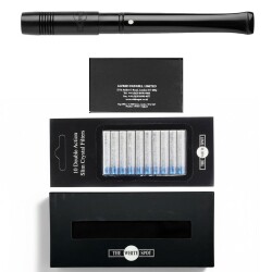 The White Spot Ejektörlü Sigara Ağızlığı 9mm İçin Siyah - 3