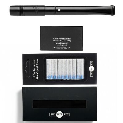 The White Spot Ejektörlü Sigara Ağızlığı 9mm İçin Siyah - 3