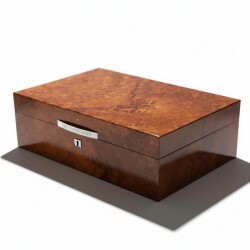 The White Spot Humidor Puro Kutusu Amboyna 100's - Dunhill (1)