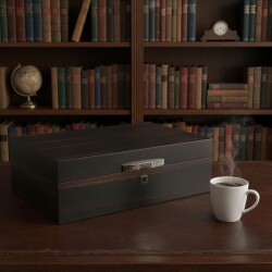 The White Spot Humidor Puro Kutusu Macassar 100's - 5