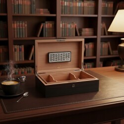 The White Spot Humidor Puro Kutusu Ziricote 100's - 4