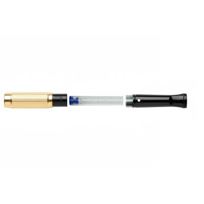 The White Spot Kısa Ejektörlü Sigara Ağızlığı 9mm İçin Gold Line - 2