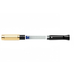 The White Spot Kısa Ejektörlü Sigara Ağızlığı 9mm İçin Gold Line - Dunhill (1)