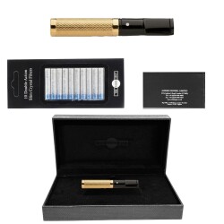 The White Spot Sigara Ağızlığı 9mm İçin Gold - 3