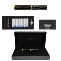 The White Spot Sigara Ağızlığı 9mm İçin Leopar/Krom - 3