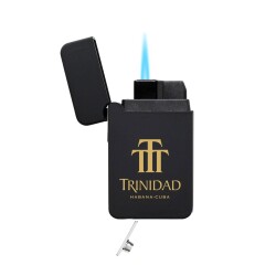 Trinidad Plastik Jet Alev Delicili Puro Çakmağı Siyah - Cigarte (1)