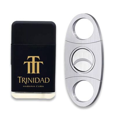 Trinidad Plastik Jet Alev Puro Çakmağı Metal Kesici Seti Siyah - 1