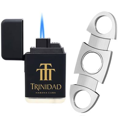 Trinidad Plastik Jet Alev Puro Çakmağı Metal Kesici Seti Siyah - 2