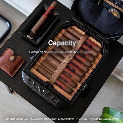 Vaultek Lifepod 2.0 Seyahat Humidoru Antik Brass 9's - 5