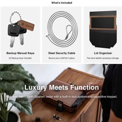 Vaultek Lifepod 2.0 Seyahat Humidoru Siyah 9's - Vaultek (1)