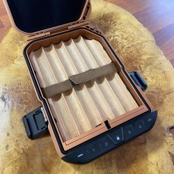 Vaultek Lifepod Seyahat Humidoru Antik Brass - Vaultek (1)