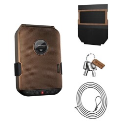 Vaultek Lifepod Seyahat Humidoru Antik Brass - 3