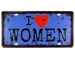 Vintage Metal Plaka Women 15x30 - T-BEK