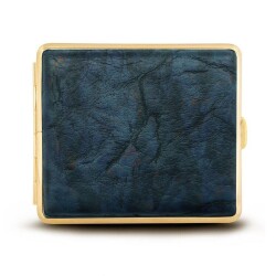 Vom Hofe Germany Deri Kısa Sig. Tabakası 18li (Gold/Mermer Mavi) - Vom Hofe