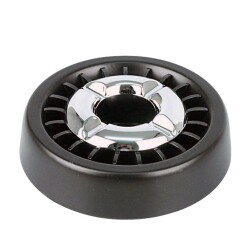 Wheel Metal Sig. Söndüren Küllük Mat Siyah/Krom 13cm - Atomic