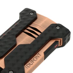 Windproof Rüzgar Geçirmez Puro Çakmak ve Kesici Seti Copper - 6