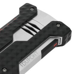 Windproof Rüzgar Geçirmez Puro Çakmak ve Kesici Seti Krom - 5