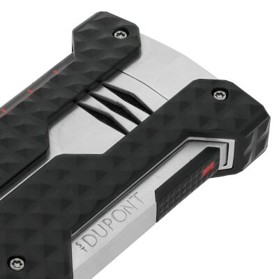 Windproof Rüzgar Geçirmez Puro Çakmak ve Kesici Seti Krom - 5