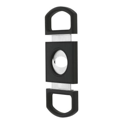 Windproof Rüzgar Geçirmez Puro Çakmak ve Kesici Seti Siyah - 4