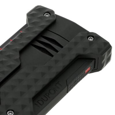 Windproof Rüzgar Geçirmez Puro Çakmak ve S-Cut Kesici Seti Siyah - 6
