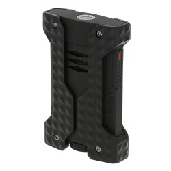 Windproof Rüzgar Geçirmez Puro Çakmak ve S-Cut Kesici Seti Siyah - 3