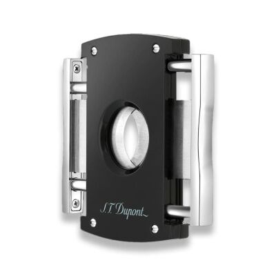 Windproof Rüzgar Geçirmez Puro Çakmak ve S-Cut Kesici Seti Siyah - 4