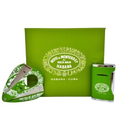 Xikar Hoyo De Monterey Yeşil Puro Çakmağı ve Kesici Seti - XİKAR (1)