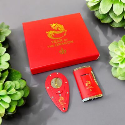 Xikar Year Of The Dragon Limited Puro Çakmağı ve Kesici Seti - 3