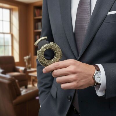 Yuvarlak Model Metal Puro Kesici Gold 66 Ring - 4