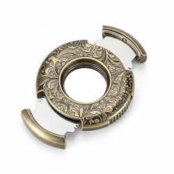 Yuvarlak Model Metal Puro Kesici Gold 66 Ring - CigarLoong (1)