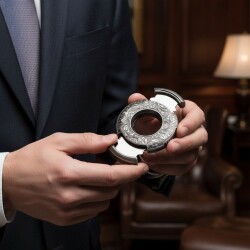 Yuvarlak Model Metal Puro Kesici Silver 66 Ring - 3